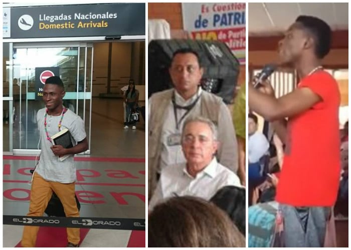La confrontación al expresidente Uribe, sacó a Leonard Rentería de Buenaventura