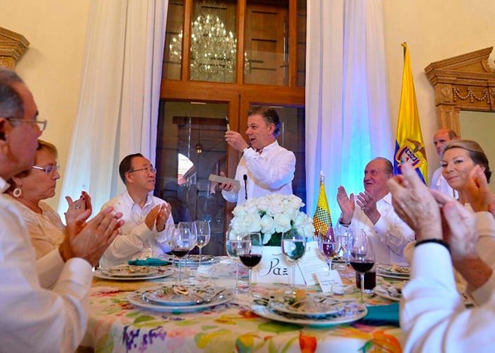 El día más importante de Santos: imágenes desde Cartagena