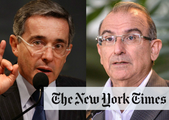 Las dos miradas frente al acuerdo de paz en el New York Times