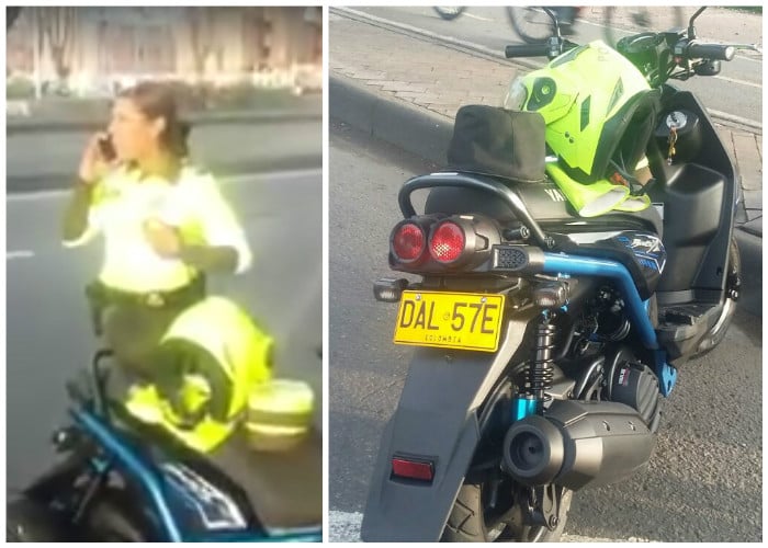 Video: ¿Policía de Tránsito en motocicleta particular deteniendo vehículos?