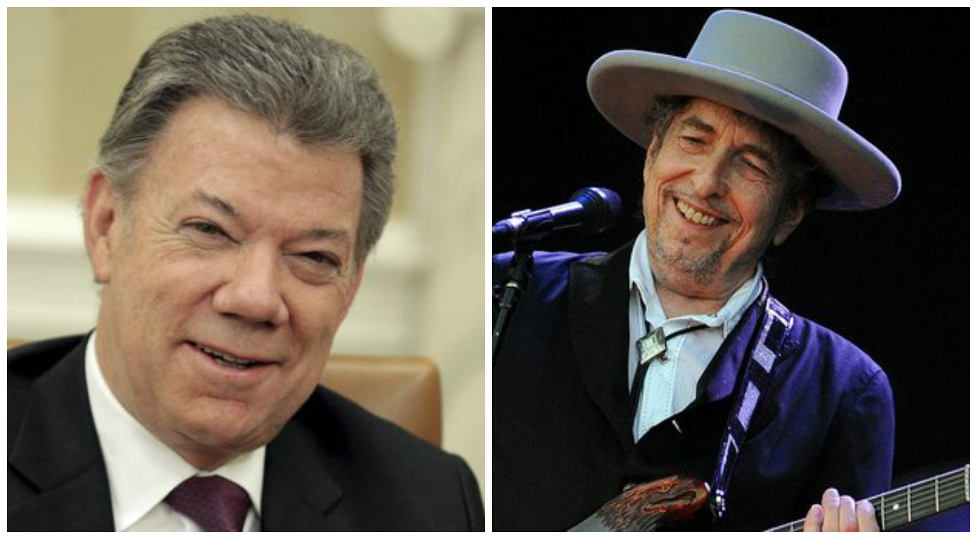 Santos y Bob Dylan ¿Los escandinavos del Nobel se la fumaron verde?
