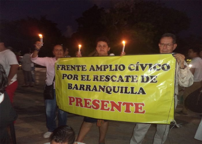 Barranquilla también marchó por la paz