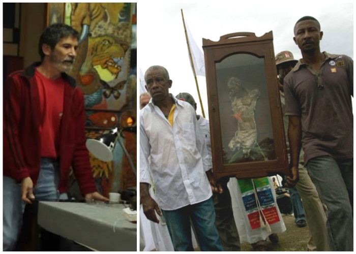 El hombre que restauró el Cristo de Bojayá