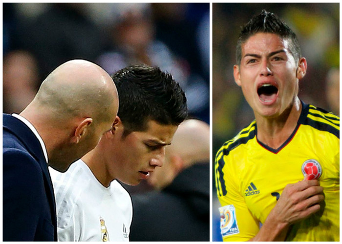 La obsesión de James por jugar con Colombia enfurece al Real Madrid
