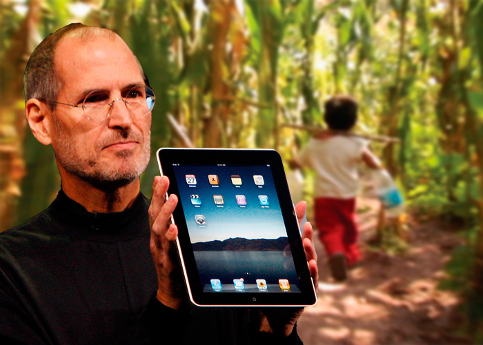 El niño colombiano de 6 años que salvó el iPad, el último sueño de Steve Jobs