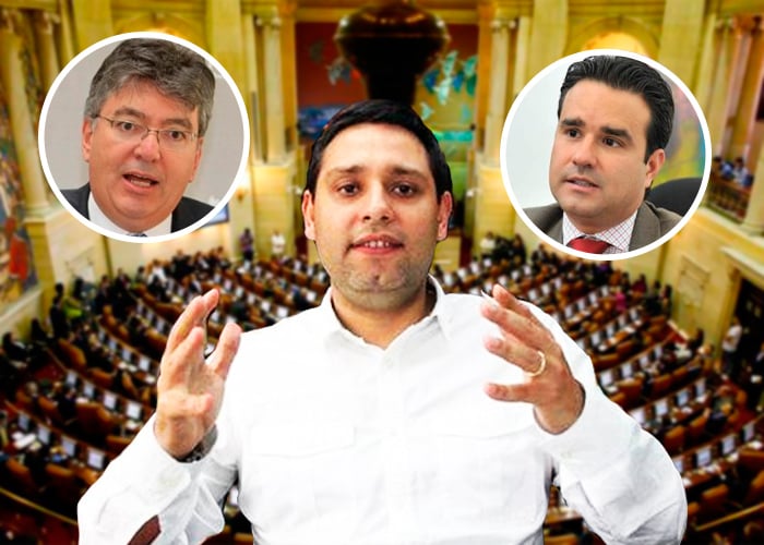 Mauricio Lizcano sin acomodarse en la silla de presidente del Congreso