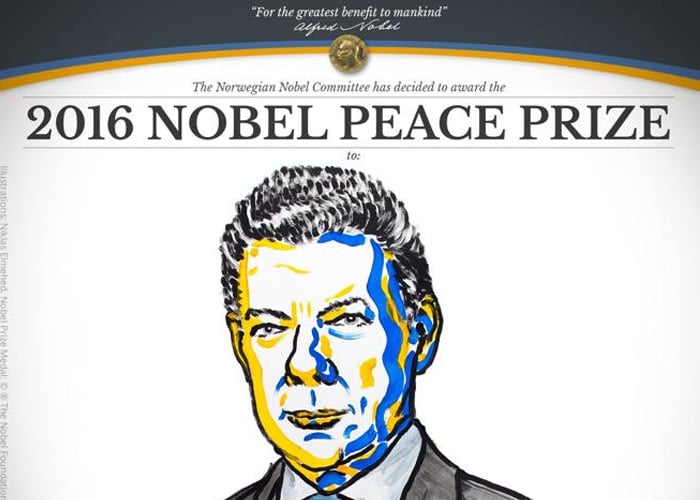 El Nobel como antesala a la Paz