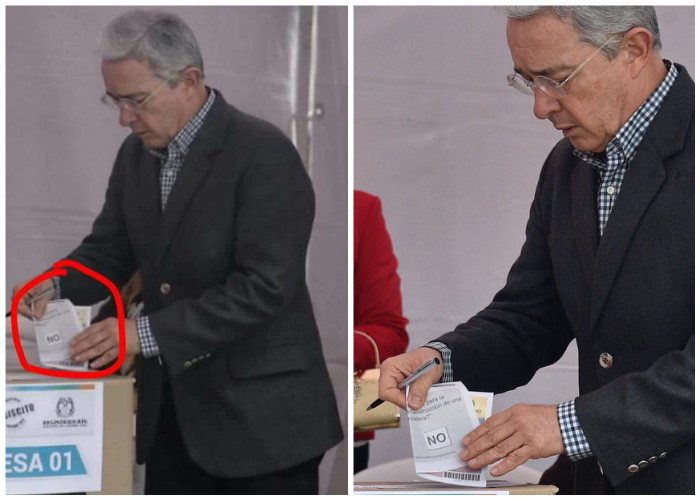 El burdo montaje que le hicieron a Uribe