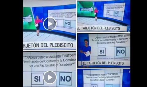 Noticias RCN induce a sus televidentes a que voten por el No