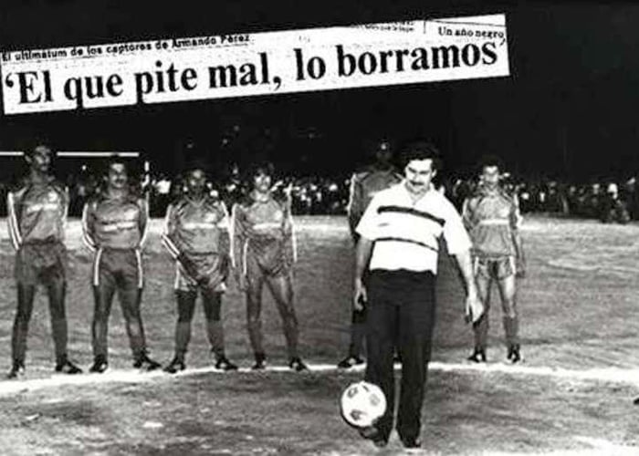 El día que Pablo Escobar ordenó asesinar a un árbitro por anular un gol de su equipo