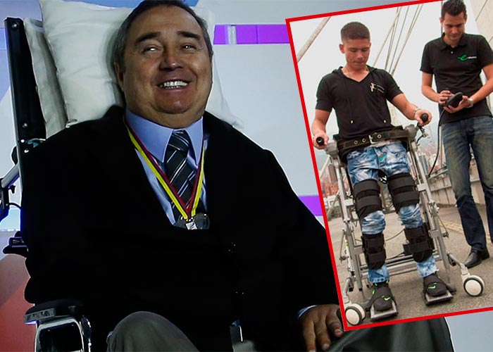 El exoesqueleto colombiano que pondría a caminar a Luis Fernando Montoya