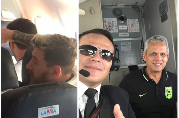 Imágenes de Messi y Reinaldo Rueda en el avión del fatal accidente