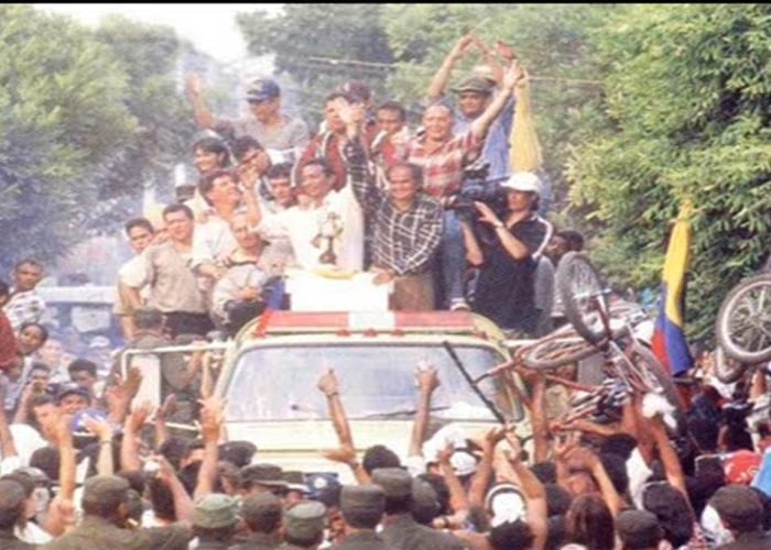 Cuando recibieron a Diomedes como un héroe luego de estar preso