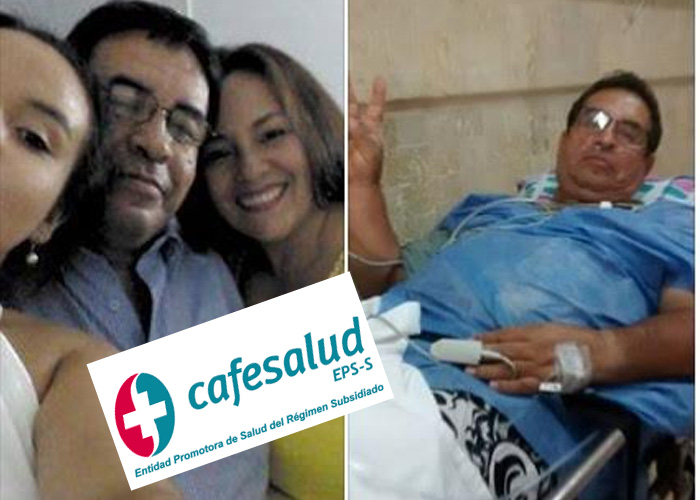 El hombre al que la incompetencia de Cafesalud está matando