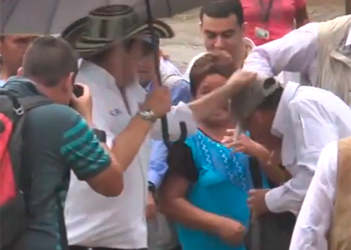 VIDEO: Agresión del vicepresidente Vargas Lleras a uno de sus escoltas