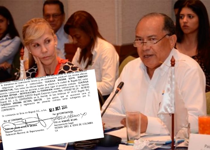 El contrato de $ 17 mil millones que tumbó a Amilkar Acosta en la Fedepartamentos