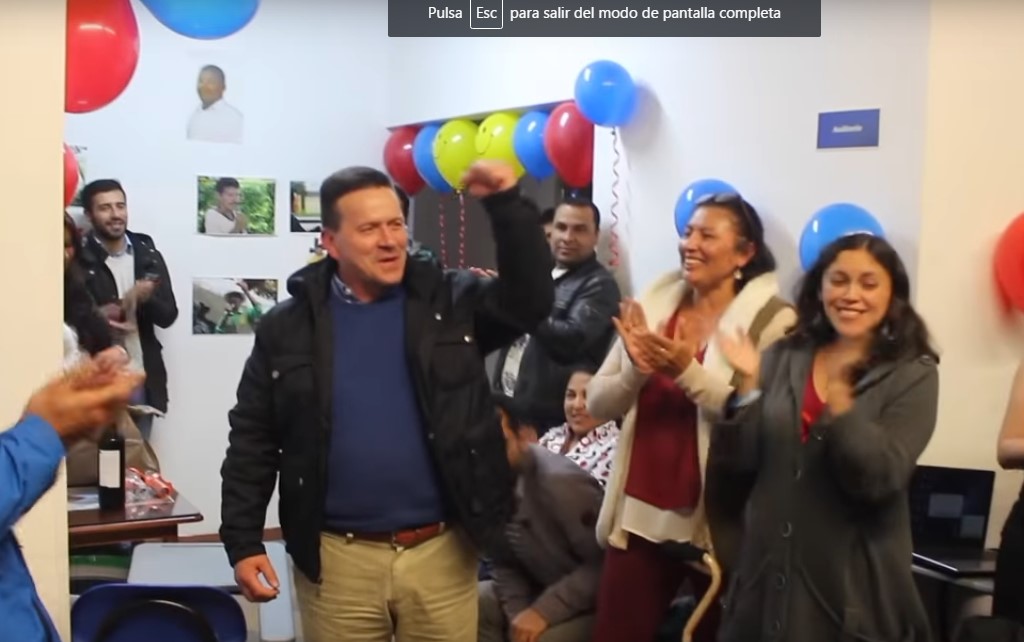 Video: La bienvenida a Huber Ballesteros