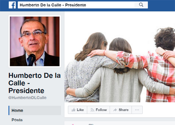 Humberto presidente: De La Calle se destapa en Facebook