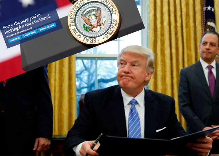 Trump cumple con las amenazas: hispanos, LGBTI y cambio climático en la mira