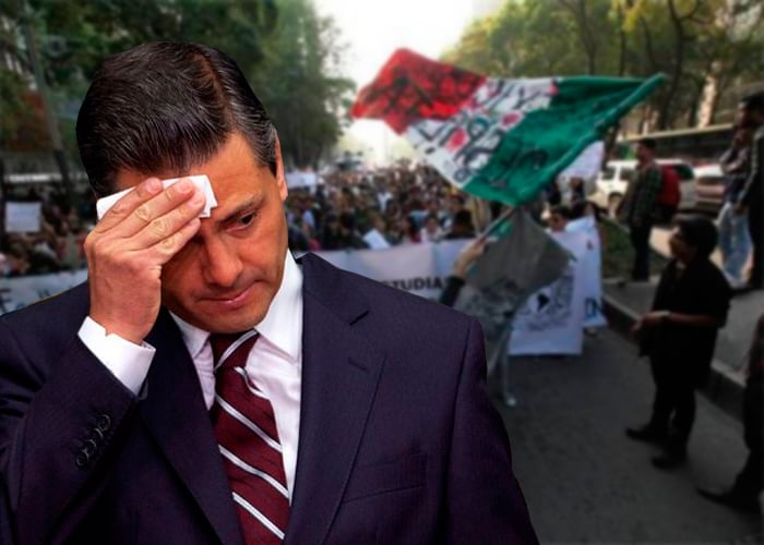 Peña Nieto, superado por el desespero mexicano
