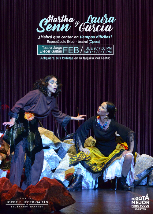 Martha Senn y Laura García juntas en escena