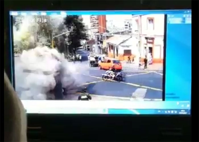 Video: momento de la explosión cerca a la Plaza de Toros en La Macarena