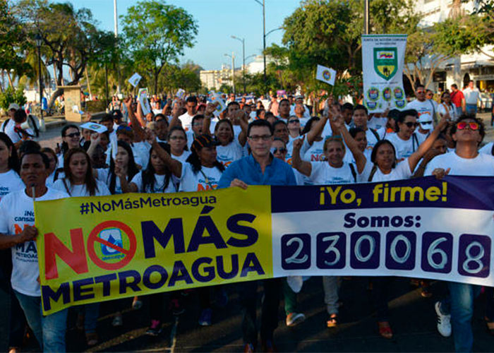 El garrotazo de los samarios a los españoles de Metroagua