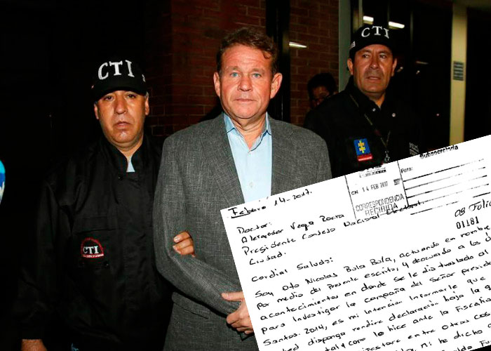 De su puño y letra, Otto Bula niega que dinero de Odebrecht fuera para campaña de Santos