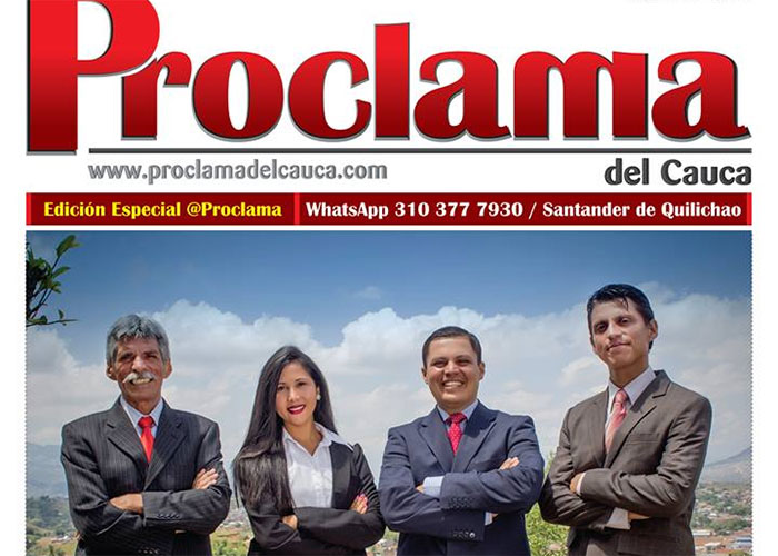 Proclama del Cauca celebra su crecimiento en Internet