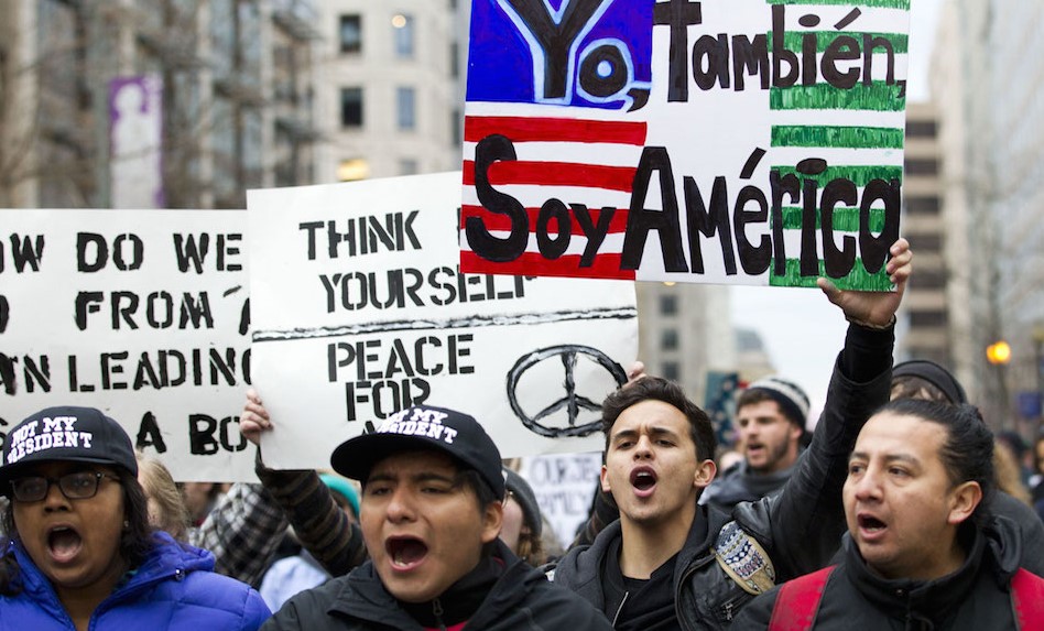 Los inmigrantes le hacen paro a Trump