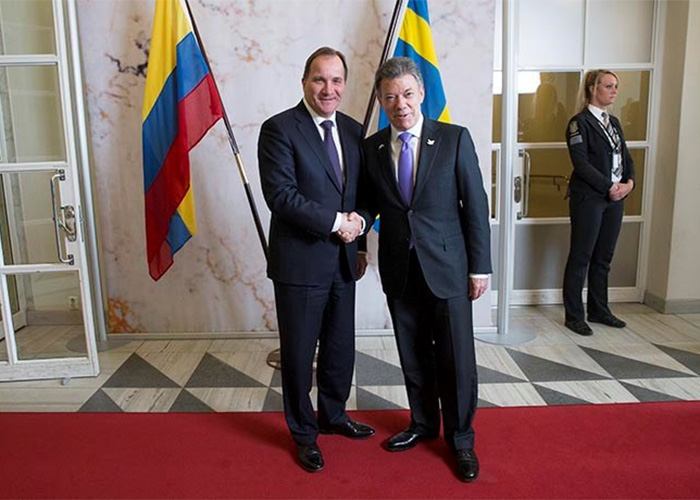 Suecia, el socio del Presidente Santos para la paz armada en Colombia