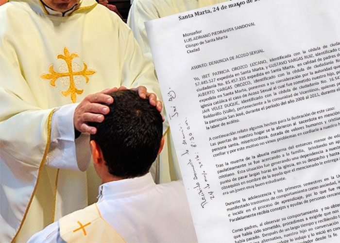 Acoso sexual de un sacerdote en Santa Marta a uno de sus monaguillos