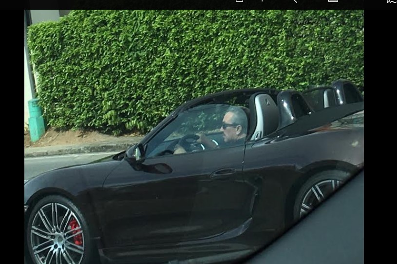 El porsche de Hugo Aguilar al que la Fiscalía le puso la lupa