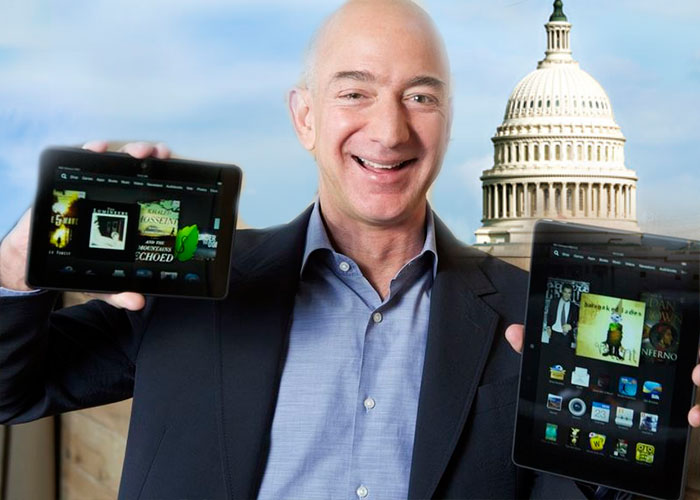 La llegada de Bezos al puesto tres entre los más ricos y a Washington