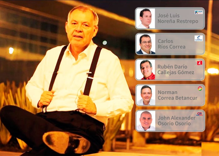 Los 15 diputados que aprobaron el homenaje a Alejandro Ordóñez