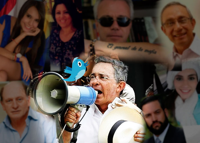 Los 8 twitteros uribistas que encendieron la marcha del 1 de abril