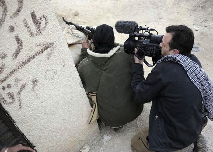 ¡No disparen al periodista!