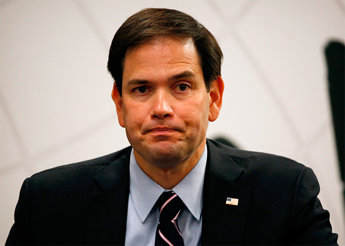 El senador Marco Rubio se lavó las manos frente al encuentro Uribe-Pastrana/Trump