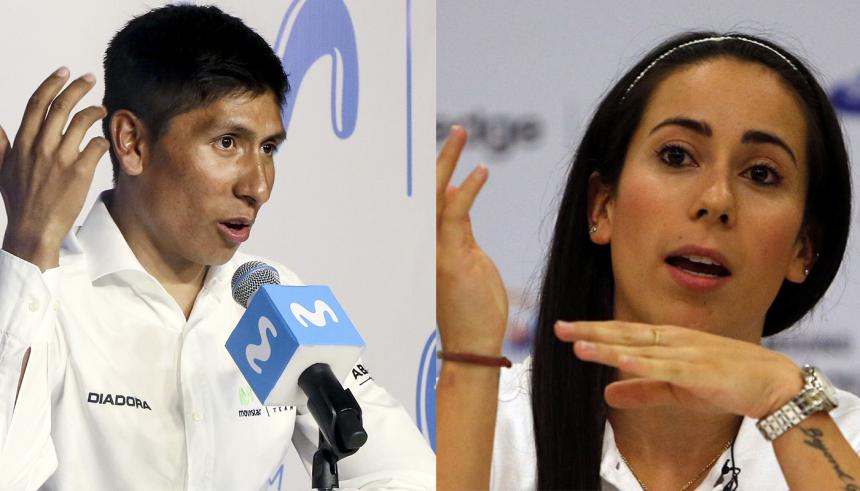 Mientras Mariana Pajón manda un mensajito inofensivo… ¡Nairo negocia de frente con Santos!
