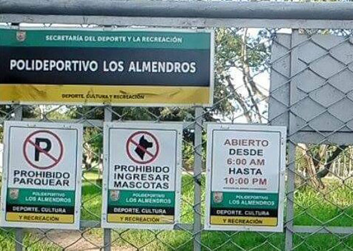 Prohiben ingreso de mascotas a parque público de Cali
