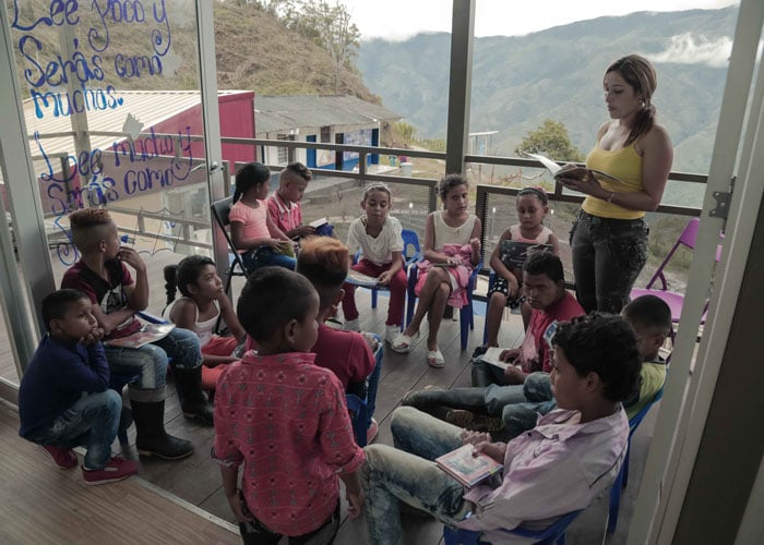 En Pueblo Nuevo (Antioquia) estamos estrenando biblioteca pública