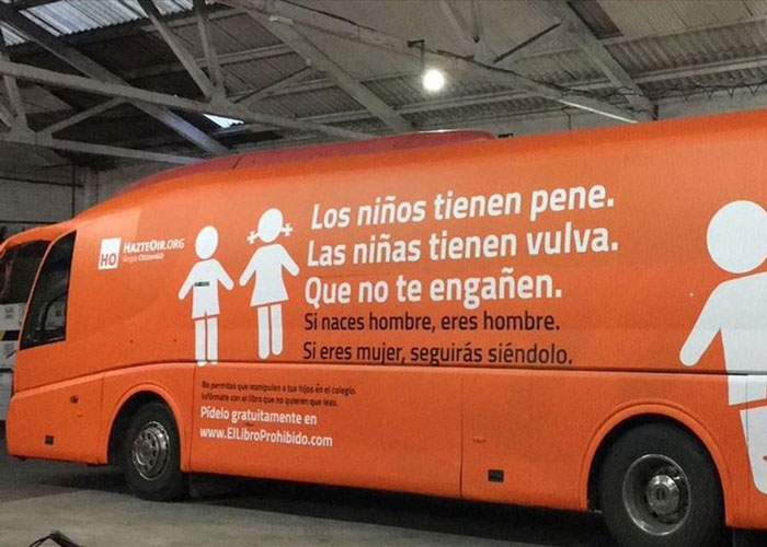 El bus de la libertad: el derecho a decir no sin ser considerados homofóbicos.