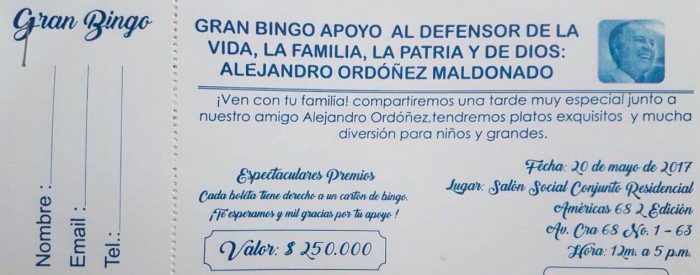  - ¿A Ordóñez sus seguidores le están haciendo vaca para la candidatura?