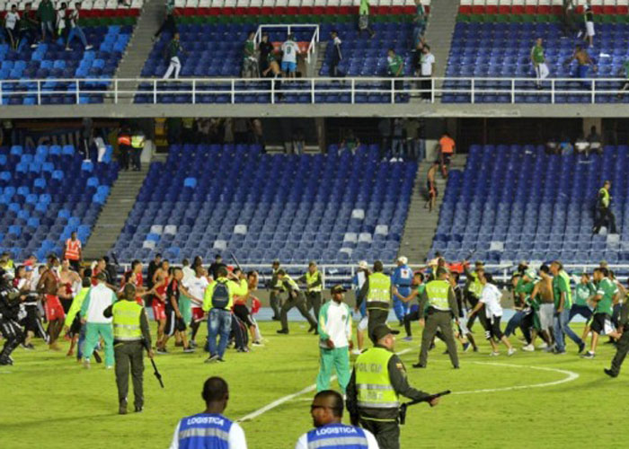 Los violentos se tomaron de nuevo el clásico valluno