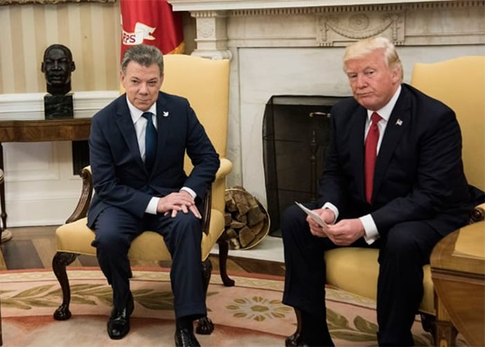 Cachetada de Trump a Colombia posterior a la visita de Santos