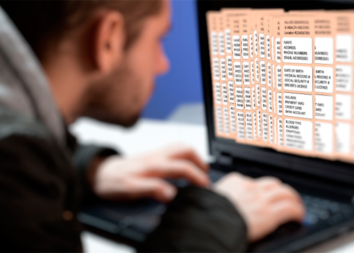 Arriba las manos: ¡Deme sus datos personales!