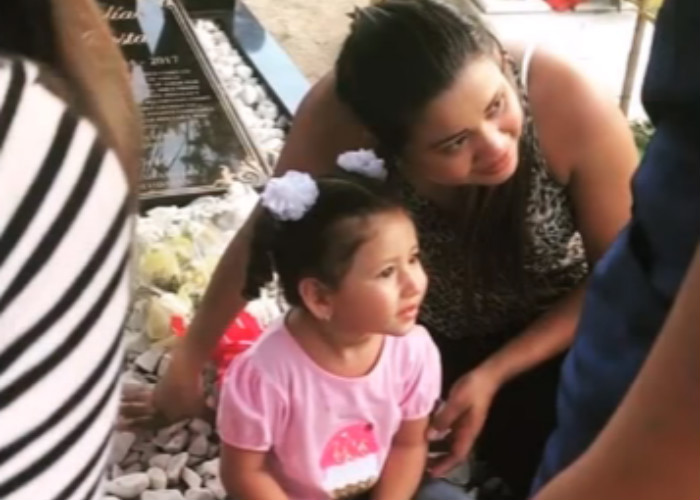 La visita de la hija de Martín Elías a su tumba que escandalizó las redes