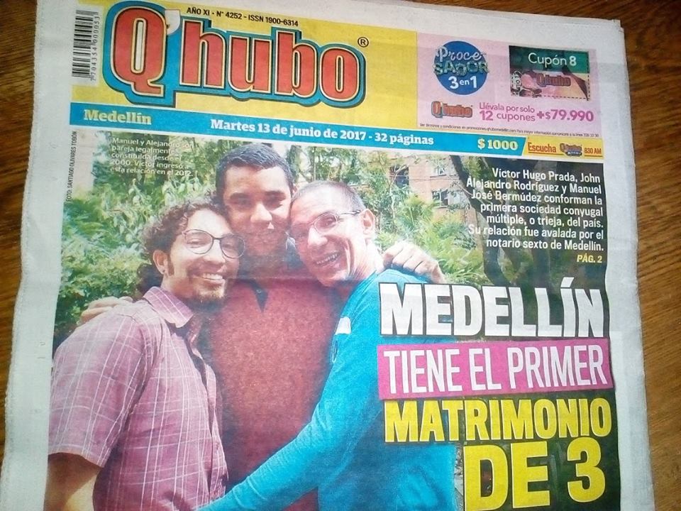 Mi profesor Manuel, uno de los tres integrantes de la 