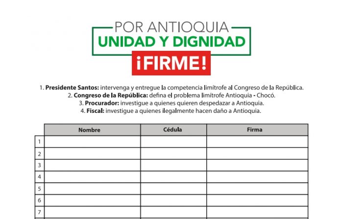  - "Investiguen a quienes quieren despedazar a Antioquia"