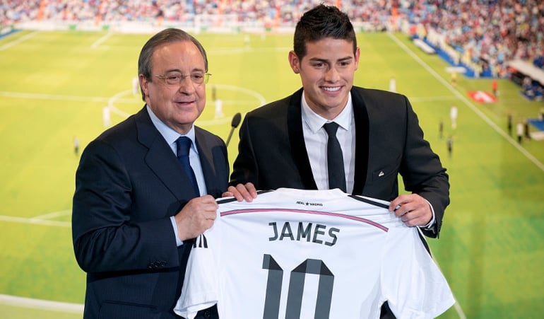 Florentino Perez tiene “Secuestrado” a James en el Real Madrid